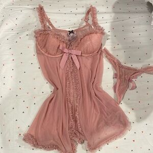 Pretty in Pink lingerie
